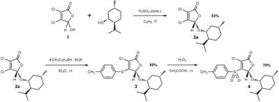 Antimicrobial Effects of Sulfonyl Derivative of 2(5H)-Furanone against Planktonic and Biofilm Associated Methicillin-Resistant and -Susceptible Staphylococcus aureus